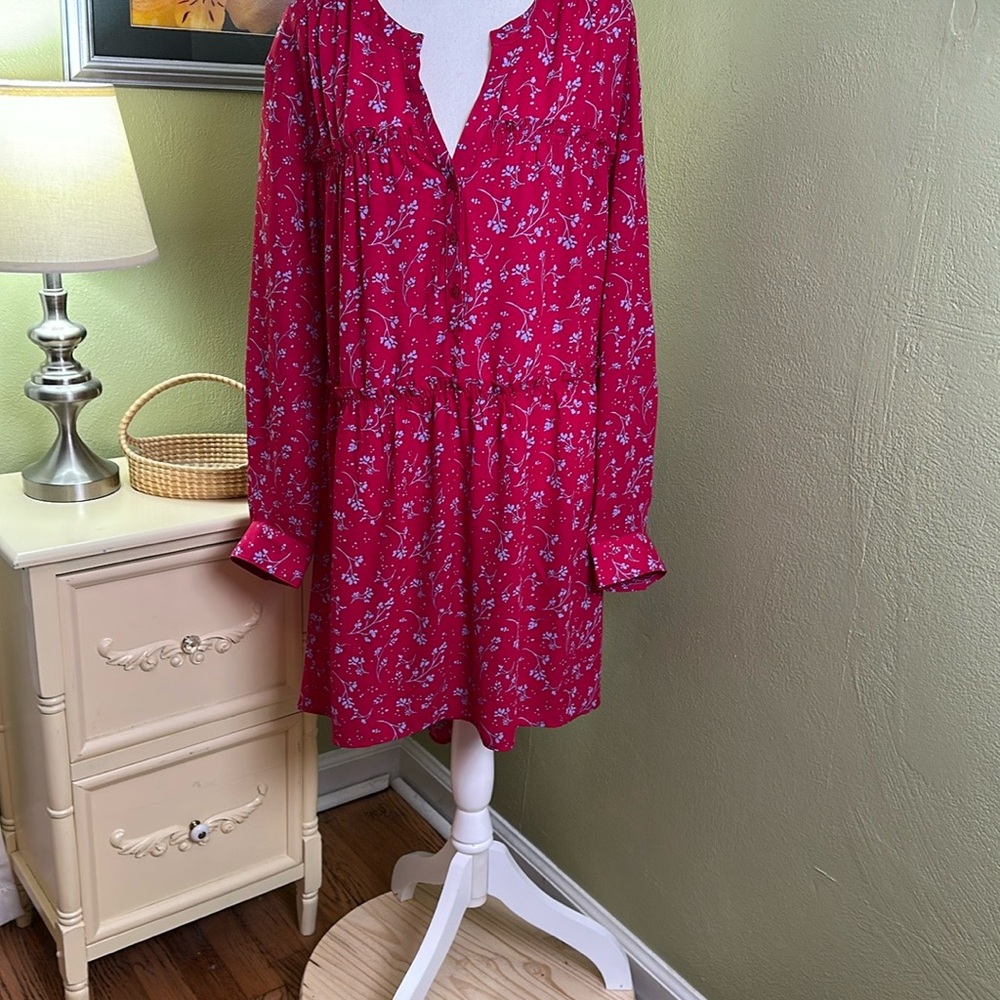 The Pioneer Woman High Low Dress in Red Floral